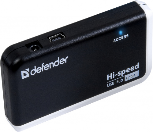 Разветвитель DEFENDER Quadro Infix USB2.0, 4 порта  (1/100) (83504) фото 6