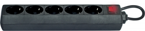 Сетевой фильтр DEFENDER ES, 5 розеток, ПВС 3*1,0 мм2, мощность 2200 Вт, ток 10А, чёрный, 3 м (1/45) (99485) фото 8