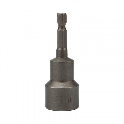 Ключ-насадка KRANZ магнитная 1/4" 17х65 мм (1 шт./уп.) (1/250) (KR-92-0405-1)