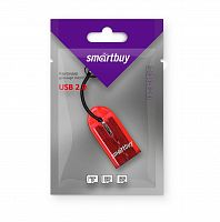 Картридер Smartbuy MicroSD, красный (SBR-710-R) (1/20)