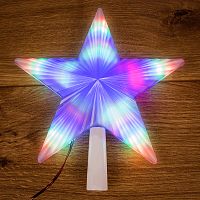 Фигура NEON-NIGHT светодиодная "Звезда" на елку цвет RGB, 31 LED, 22 см (1/50)