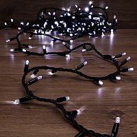Гирлянда NEON-NIGHT модульная «Дюраплей LED» 10 м, 200 LED, черный каучук, цвет свечения белый  (1/10) (315-215)