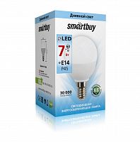 Лампа светодиодная SMARTBUY P45 7Вт 220V 4000K E14 (глоб, нейтральный свет) (1/10/50) (SBL-P45-07-40K-E14)