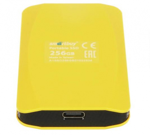 Внешний SSD  Smart Buy   256 GB  Aqous A1 жёлтый, 1.8", USB 3.1 (SB256GB-A1Y-U31C) фото 3