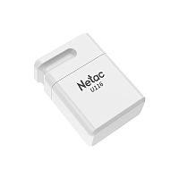 USB 3.0  64GB  Netac  U116 mini  белый (130 MB/s)
