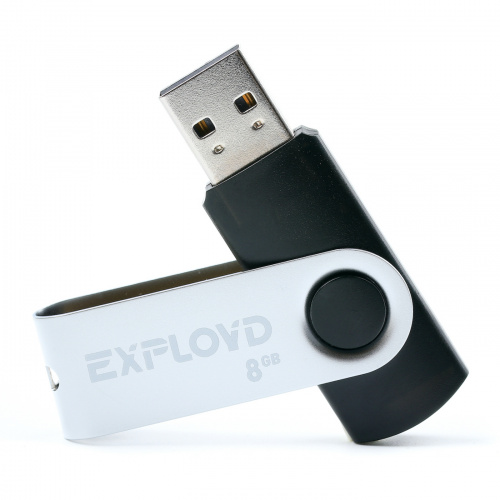 Флеш-накопитель USB  8GB  Exployd  530  чёрный (EX008GB530-B)