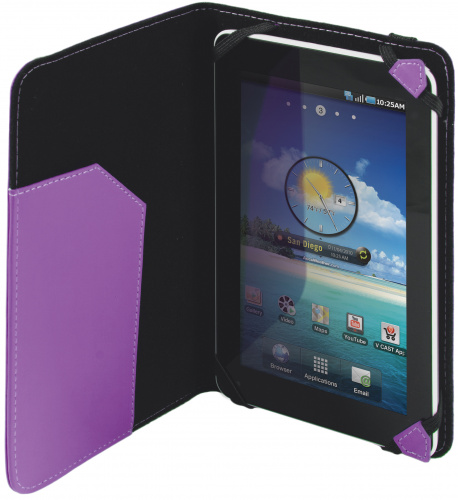 Чехол DEFENDER для планшета Booky (purple) uni 10.1", фиолетовый, кожзам (1/20) (26053) фото 6