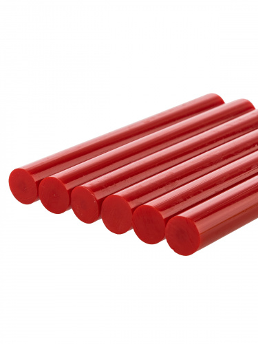 Клеевые стержни универсальные красные, 11 мм x 100 мм, 6 шт, "Алмаз" TDM (1/140) фото 4