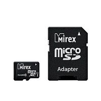 MicroSD  128GB  Mirex Class 10 UHS-I + SD адаптер