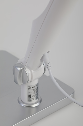 Светильник настольный ЭРА NLED-497-12W-S светодиодный на струбцине и с основанием серебро (1/6) фото 12