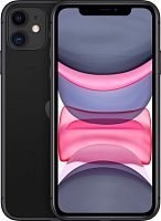 Смартфон Apple A2221 iPhone 11 128Gb 4Gb черный моноблок 3G 4G 2Sim 6.1" 828x1792 iPhone iOS 13 12Mpix 802.11 a/b/g/n/ac/ax NFC GPS GSM900/1800 GSM190