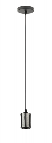 Светильник ЭРА подвесной накладной Подсветка декоративная цоколь Е27, провод 1 м, цвет жемчужно-черный (60/360) PL13 E27 - 2 PB фото 6
