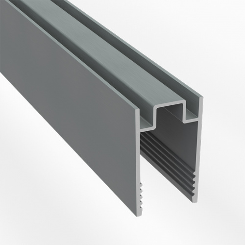 Короб алюминиевый для одностороннего гибкого неона NEON-NIGHT 8х16 мм, длина 1 метр (1/100) (134-080)