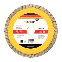 Диск алмазный отрезной KRANZ Turbo волна 150x22.2x2.2x10 мм (1/100)