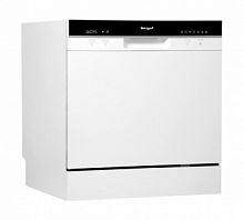 Посудомоечная машина Weissgauff TDW 4006 D белый/черный (компактная)