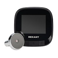 Видеоглазок дверной REXANT (DV-111) с цветным LCD-дисплеем 2.4" и функцией записи фото (1/30) (45-1111)