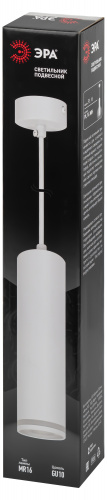 Светильник подвесной (подвес) ЭРА PL16 WH MR16/GU10, белый, потолочный, цилиндр (1/20) фото 6