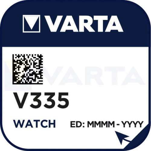 Элемент питания VARTA  V 335  (10/100) (00335101111)