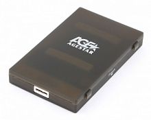 Внешний корпус для HDD/SSD AgeStar 3UBCP1-6G SATA пластик черный 2.5"