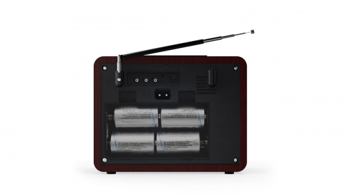 Радиоприёмник RITMIX RPR-089 REDWOOD  (ФМ/АМ/СВ),BT,вх. AUX,2 дин.,mp3,воспр.micro SD/USB,вст. аккум,телеск. Аннтен,пит. АС220В,50Гц/бат.(1/8) (80002007) фото 3