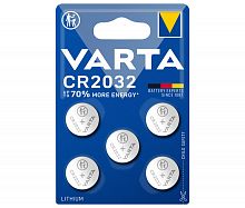 Элемент питания VARTA  CR 2032 Electronics (5 бл)  (5/50/500) (06032101415)