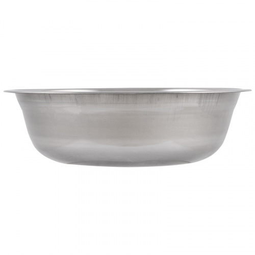 Миска Bowl-23, объем 1,7 л, с расширенными краями, из нерж стали, зеркальная полировка, диа 23 см (1/25/100)