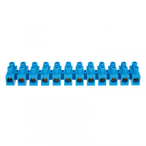 Клеммная винтовая колодка KВ-25 10-25, ток 60 A, полиэтилен синий REXANT (10 шт./уп.) (10/200) (07-5025-4) фото 3
