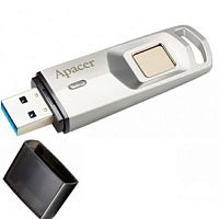 USB 3.1  64GB  Apacer  AH651  серебро (Fingerprint)