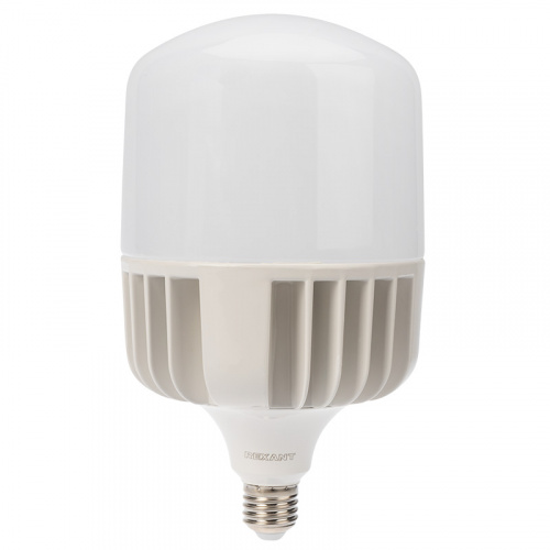 Лампа светодиодная REXANT высокомощная 100 Вт E27 с переходником на E40 9500 Лм 4000 K нейтральный свет (1/8)