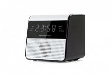 Радиобудильник Harper HRCB-7760 белый/черный LED подсв:белая часы:цифровые FM