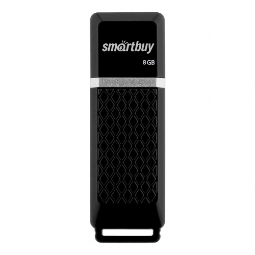 Флеш-накопитель USB  8GB  Smart Buy  Quartz  чёрный (SB8GBQZ-K)