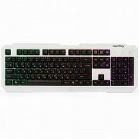 Клавиатура SmartBuy ONE 333, USB, белый-черный, проводная, подстветка (1/20) (SBK-333U-WK)