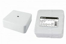 Коробка распаячная КР 100х100х44 ОП белая, IP40, с клем. колодкой, инд. штрихкод TDM (SQ1401-0910)