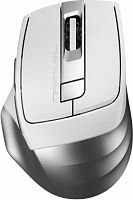 Мышь беспроводная A4Tech Fstyler FB35S оптическая (2000dpi) silent BT/Radio USB (6but) белый/серый (1/60) (FB35S USB ICY WHITE)