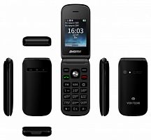Мобильный телефон Digma VOX FS240 32Mb черный 2Sim 2.44" TFT 240x320 0.08Mpix VT2074MM (1497204)