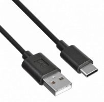 Кабель Buro USB-TC-0.8B2A USB A(m) USB Type-C (m) 0.8м черный