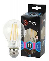 Лампа светодиодная ЭРА F-LED A60-11W-840-E27 Е27 / Е27 11Вт филамент груша нейтральный белый свет (1/100)