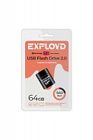 Флеш-накопитель USB  64GB  Exployd  640  чёрныый (EX-64GB-640-Black)