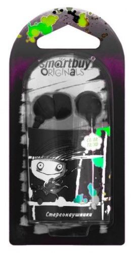 Гарнитура Smartbuy S6, черная, внутриканальная, цветной пакет (1/100) (SBH-201) фото 12