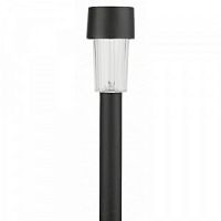 Светильник ЭРА SL-PL30 Садовый на солнечной батарее, пластик, черный, 30 см (1/24/1320)