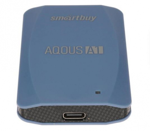 Внешний SSD  Smart Buy   128 GB  Aqous A1 синий, 1.8", USB 3.1 (SB128GB-A1C-U31C) фото 3