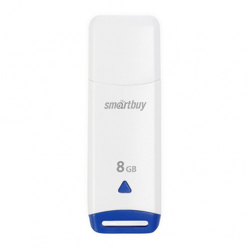 Флеш-накопитель USB  8GB  Smart Buy  Easy   белый (SB008GBEW)