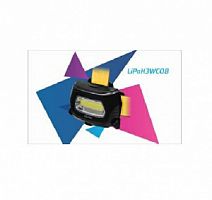 Фонарь КОСМОС светодиодный LiPoH3WCOB аккумуляторный налобный Li-Po 800mAh, 3W COB, зарядка от 220В (1,12,96) (KOC-LiPoH3WCOB)