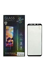 Защитное стекло Mietubl для Samsung Galaxy S9 Plus Mini, вырез для датчиков, 0.25 мм, 5 D Curved Edge, изогнутый край, глянц, полный клей, чёрный