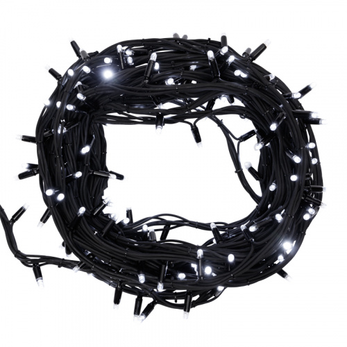 Гирлянда NEON-NIGHT "Твинкл Лайт" 20 м, черный КАУЧУК, 240 диодов, цвет белый (1/5) фото 2