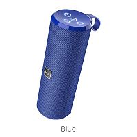 Колонка портативная HOCO BS33, Voice Sports, пластик, Bluetooth, FM, USB, AUX. TF, цвет: синий (1/30) (6931474721068)