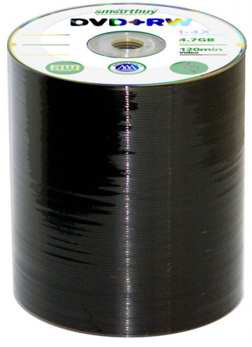 Диск Smartbuy DVD+RW 4,7GB 4x SP-100 (600)