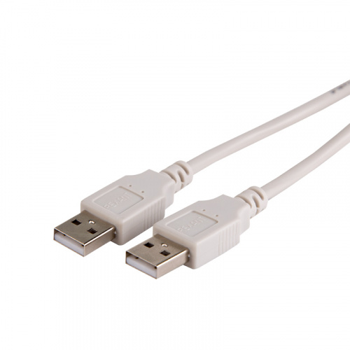 Кабель USB (шт. USB A - шт. USB A) 1.8 метра, серый REXANT (10/250) (18-1144) фото 2