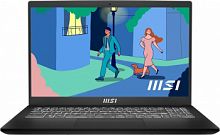 Ноутбук MSI Modern 15 B12HW-002XRU Core i5 1235U 8Gb SSD512Gb Intel Arc A370M 4Gb 15.6" IPS FHD (1920x1080) Free DOS black WiFi BT Cam