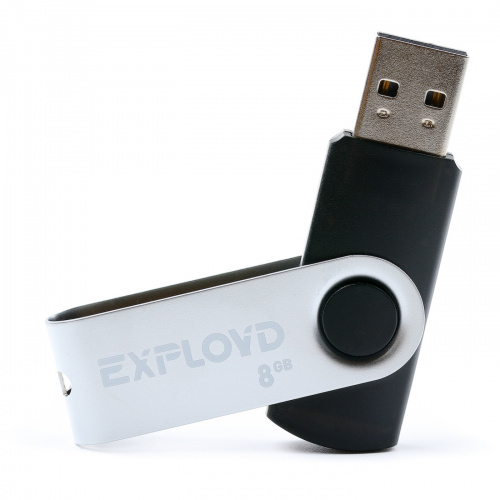 Флеш-накопитель USB  8GB  Exployd  530  чёрный (EX008GB530-B) фото 2